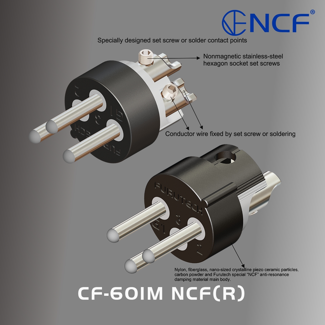 CF-601M NCF(R) High End Performance XLR Male Plug