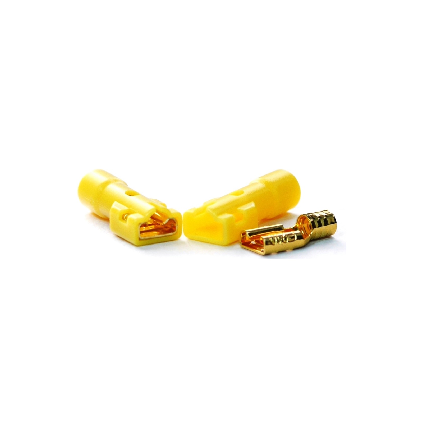 FT-210(G)S10 24K Gold Plated Insulated Push-On Disconnect (Set of 10)