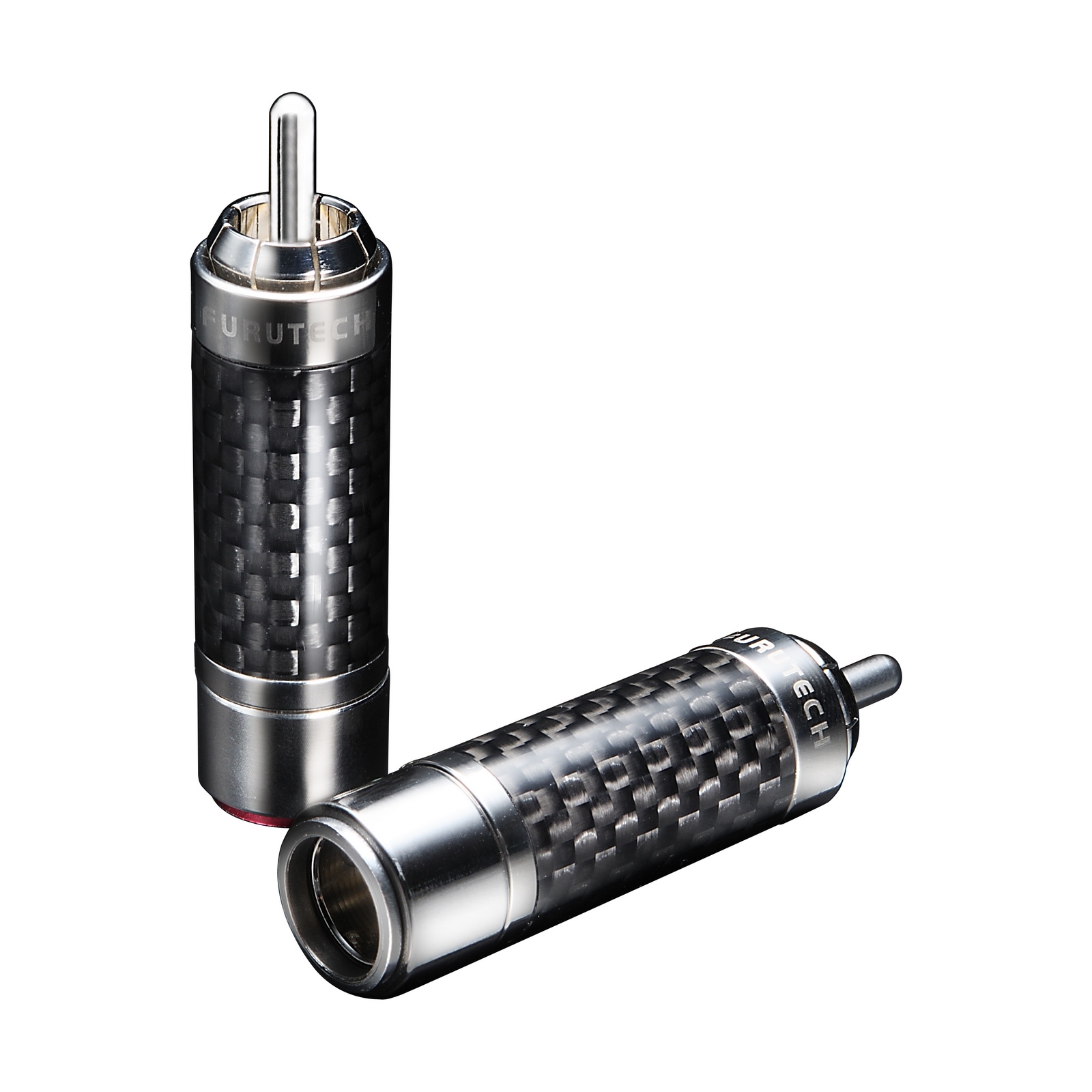 CF-102(R) High End Performance Carbon Fiber RCA Connector (Set of 2)