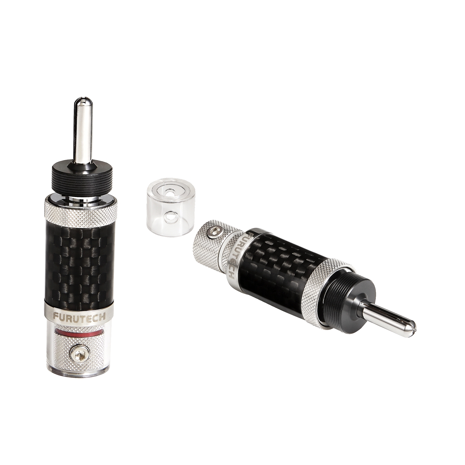 CF-202-N1(R) High End Performance Locking Banana Connector (Set of 2)
