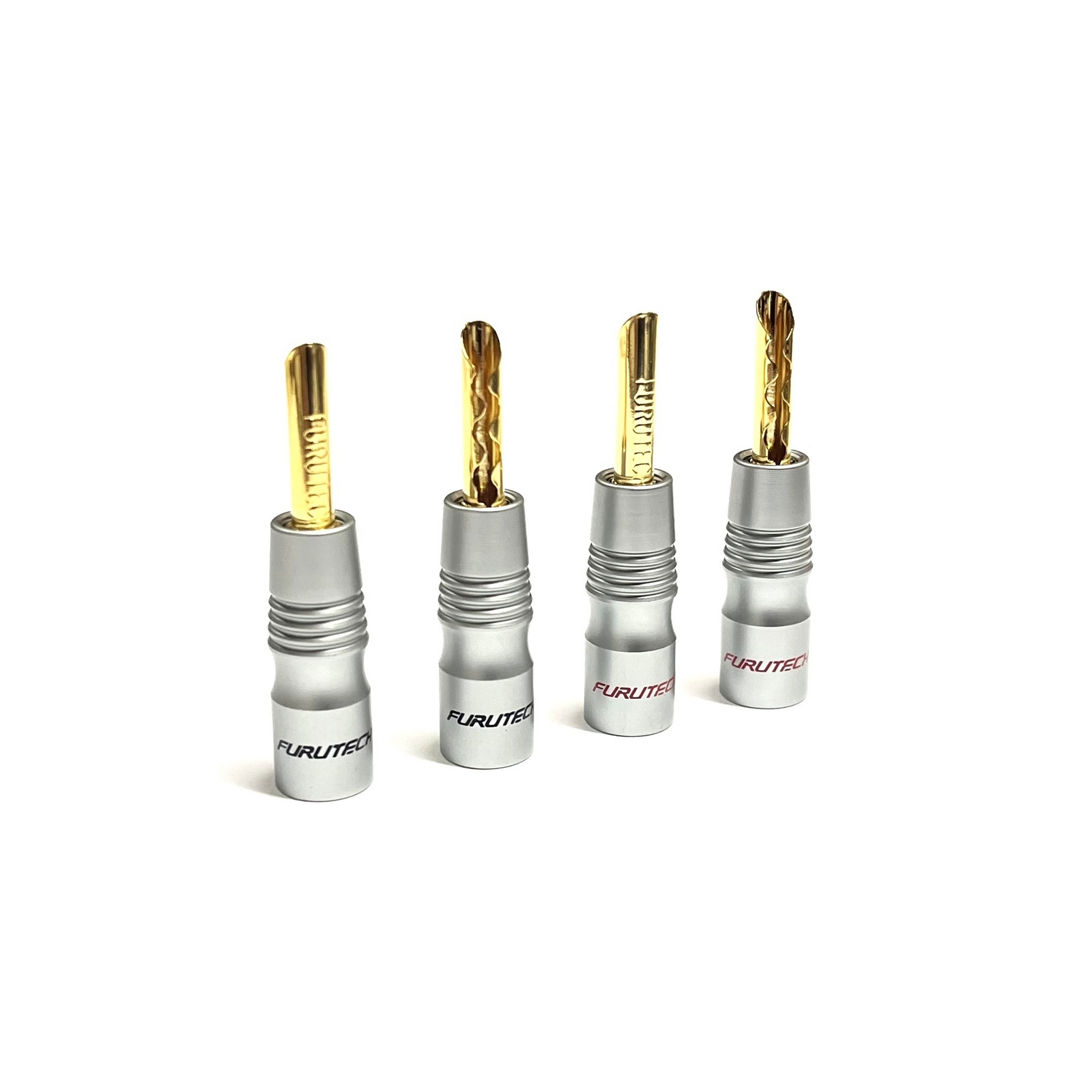FP-200B(G)S4 24K Gold Plated BFA Banana Connector (Set of 4)