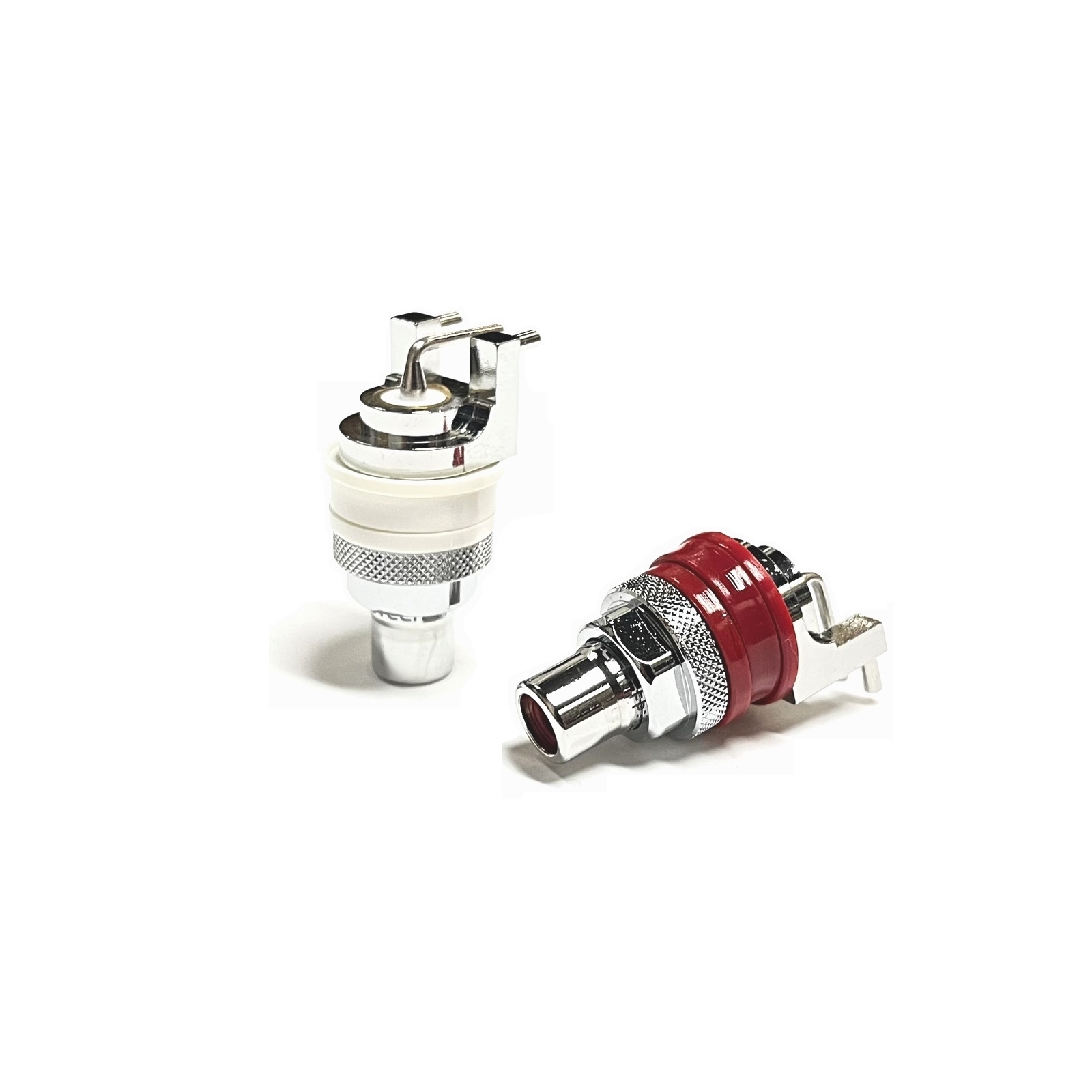 FP-908(R) High End Performance Rhodium Plated Female RCA PCB Socket (Set of 2)