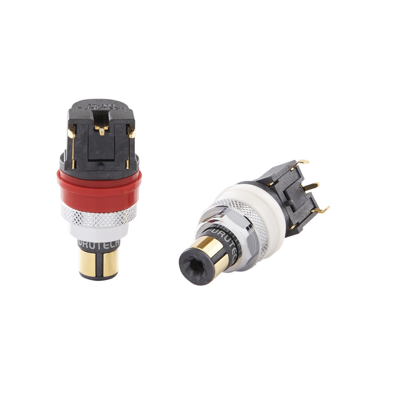 FP-909(G) High End Performance 24K Gold Plated Female RCA PCB Socket (Set of 2)