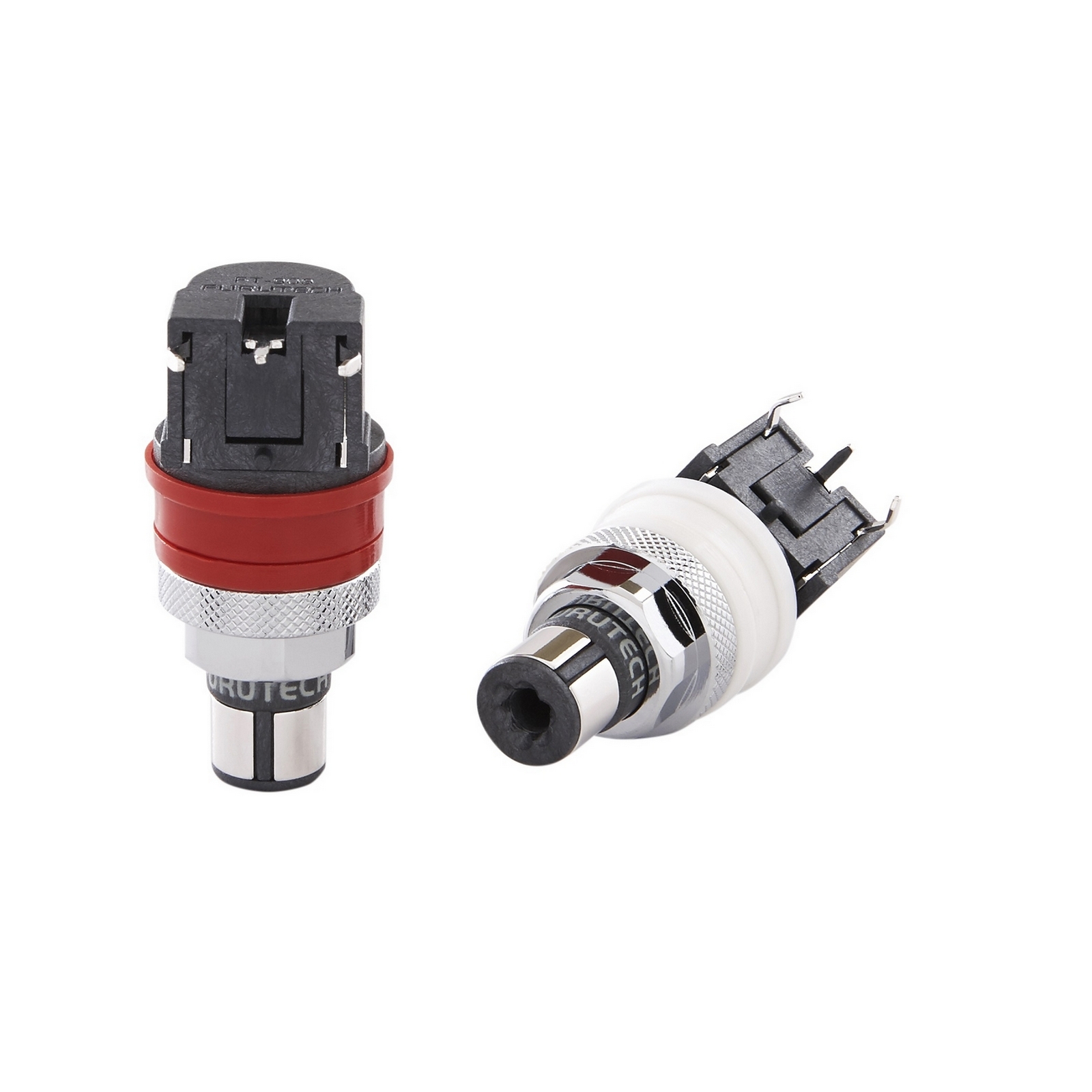 FP-909(R) High End Performance Rhodium Plated Female RCA PCB Socket (Set of 2)