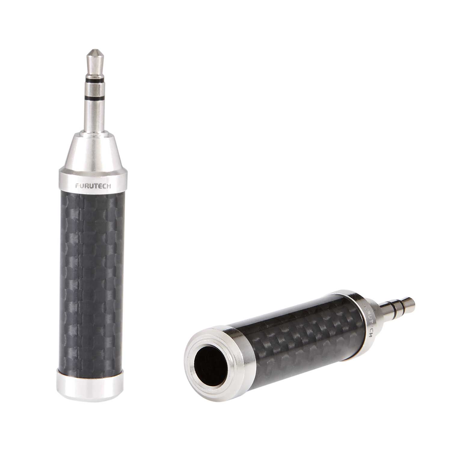 CF35(R) High End Performance Carbon Fiber Stereo headphone Adapter 6.3mm to 3.5mm
