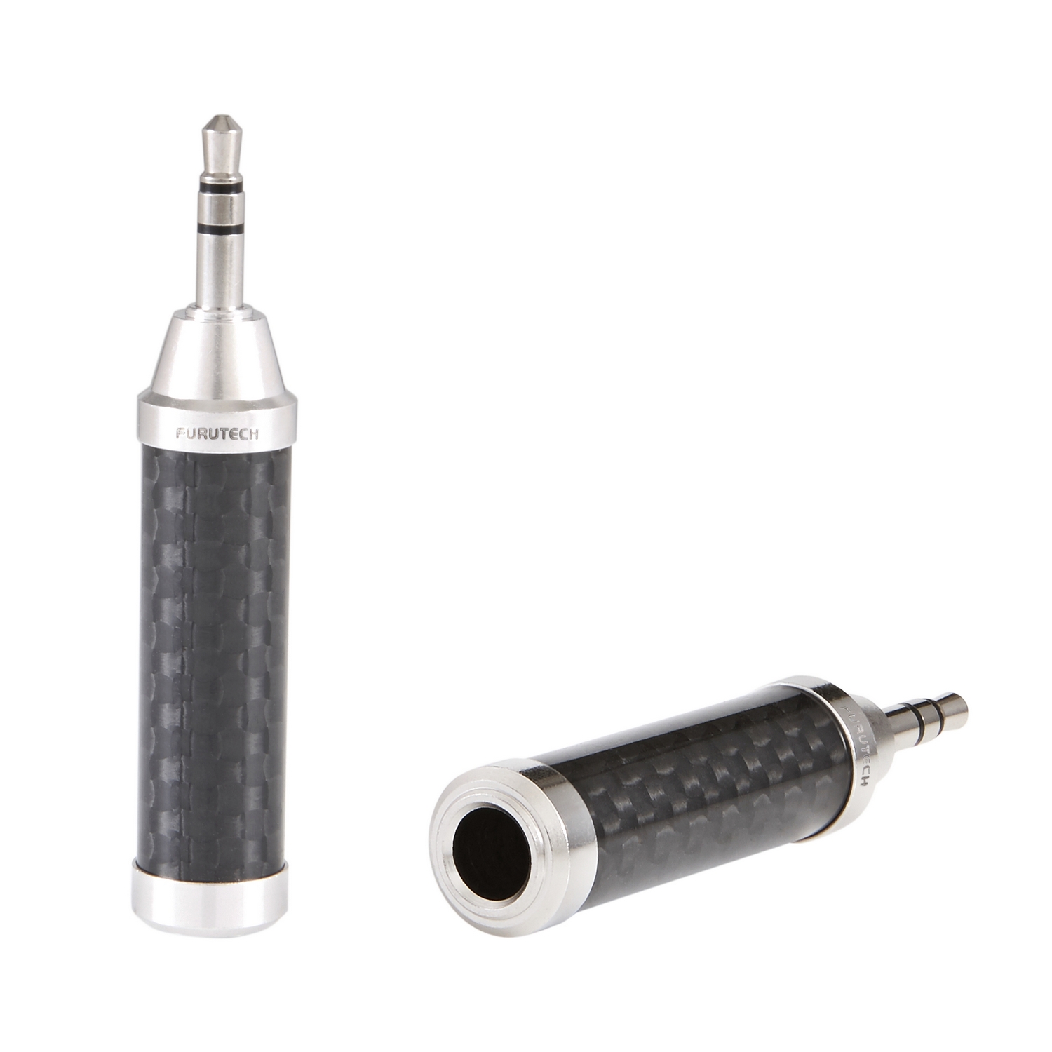 CF35(R) High End Performance Carbon Fiber Stereo headphone Adapter 6.3mm to 3.5mm