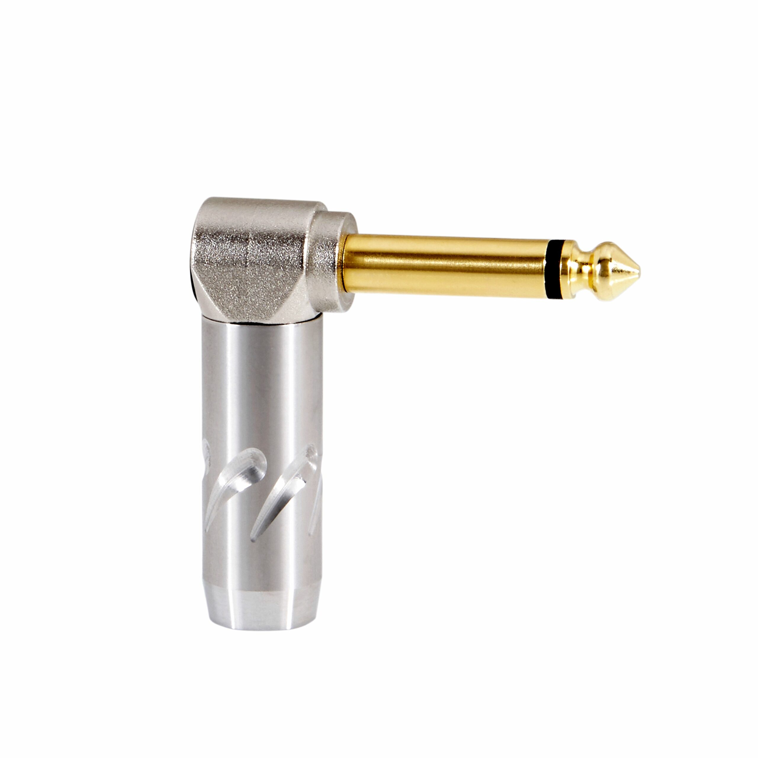 FP-Mono-63L(G) High End Performance Angled 6.3mm Mono Connector